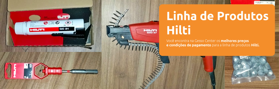 Linha de produtos Hilti